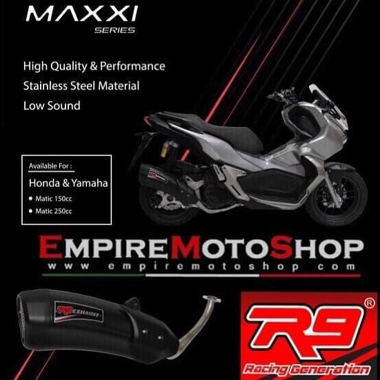 Berkualitas Knalpot R9 Maxxi Yamaha Aerox Terlariss 