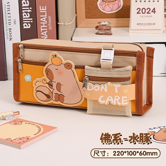 

Kotak Pensil Anak Sekolah SD Pencil Pouch Tempat Alat Tulis Resleting Import