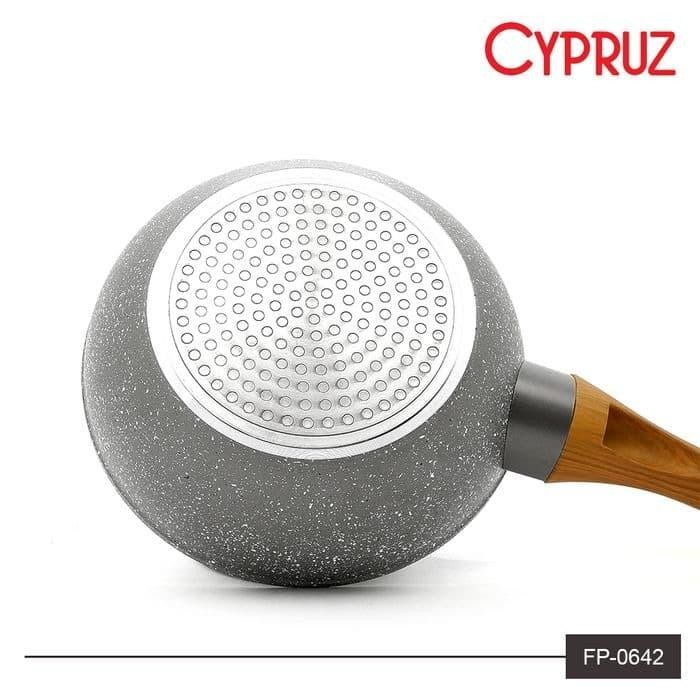 Wokpan Marble Cypruz 26 Cm + Tutup Wok pan Marble 26 cm Anti Lengket