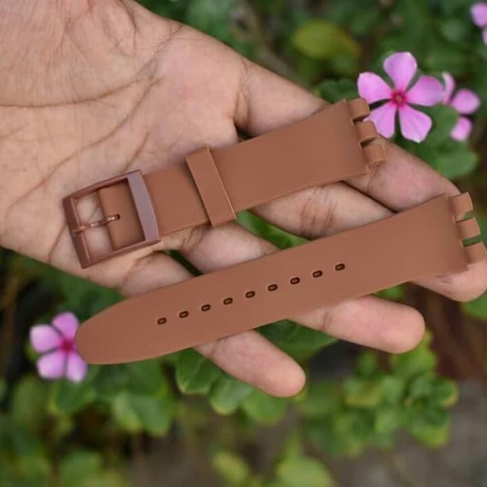 Tali Jam Tangan Swatch 19Mm Rubber Strap Talijam 19Mm Pria Dan Wanita Garansi Original Asli