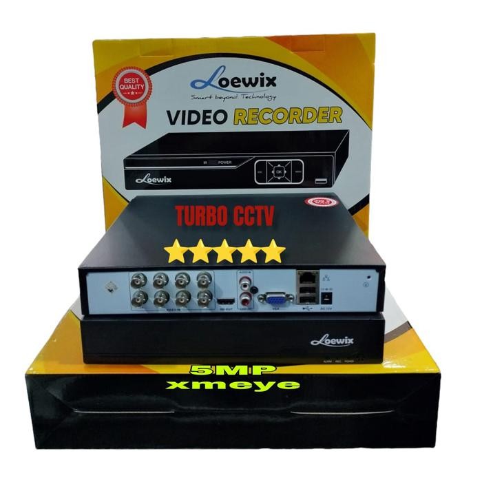 LOEWIX 5 MP DVR 8 CHANNEL LX-9508 8CH XMEYE FULL CHANNEL 5MP 6:1