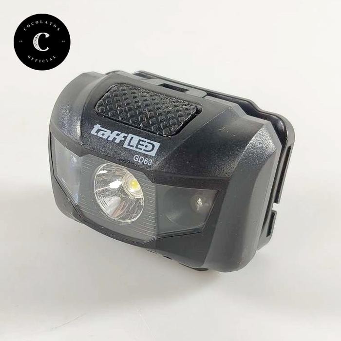 Taffled Headlamp Lampu Senter Kepala Naik Gunung Baterai AAA