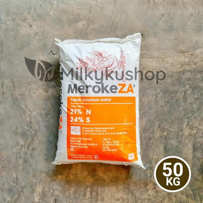 PUPUK MEROKE ZA 50 KG KEMASAN PABRIK VIA GOSEND GRAB