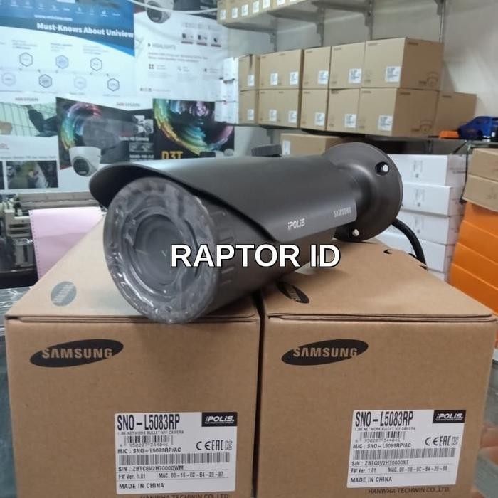KAMERA/CAMERA CCTV OUTDOOR SAMSUNG IP CAM 1.3MP SNO-L5083RP SNO-L5083R