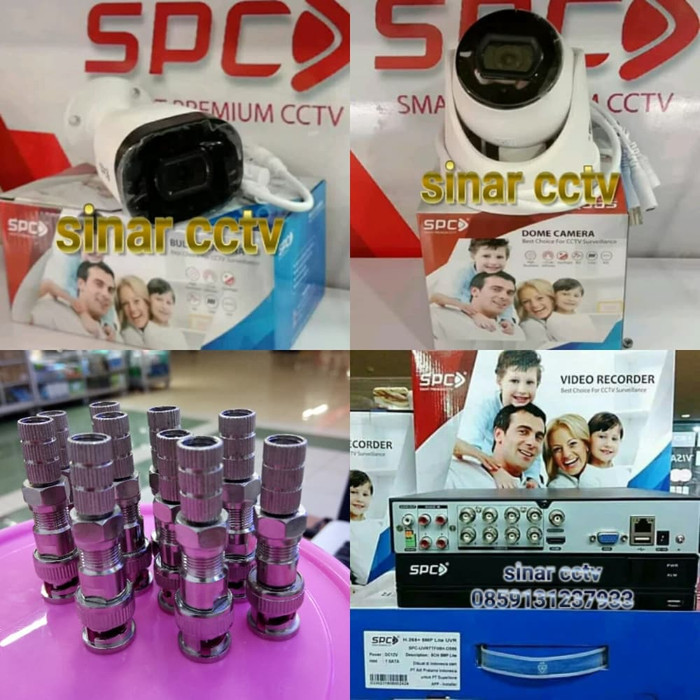 paket cctv spc 5 mp 4ch 2560 2 cctv spc 5mp