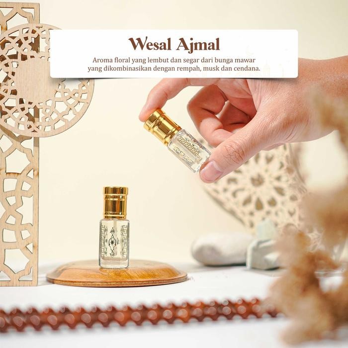 (Free Gelang) Parfum Arabian WESAL khas Habaib