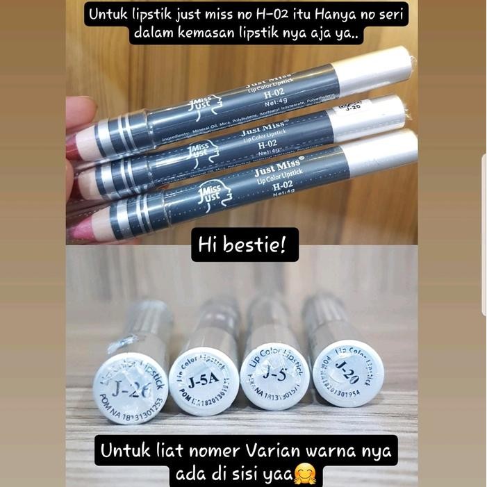 Pilihan- Just Miss Lipstik Pensil Serut Part 1