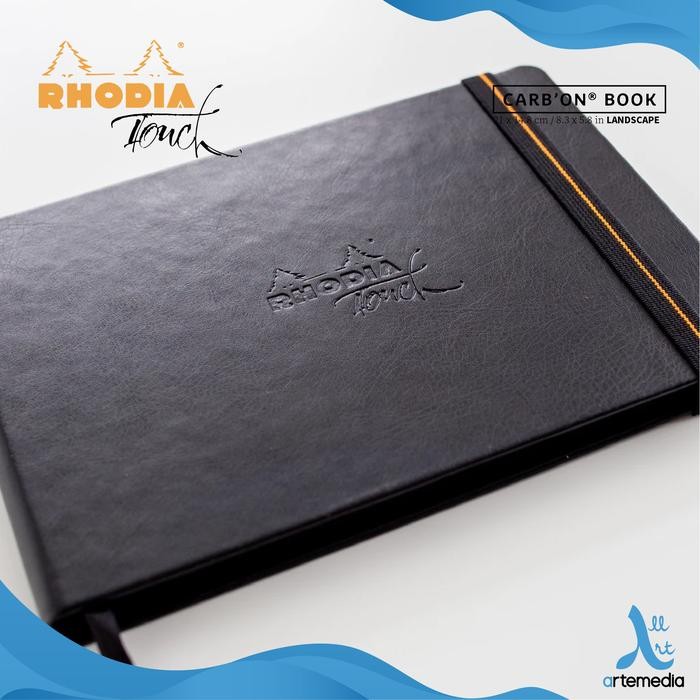 

Buku Sketsa Rhodia Touch A5 Carbon Black Paper Sketchbook