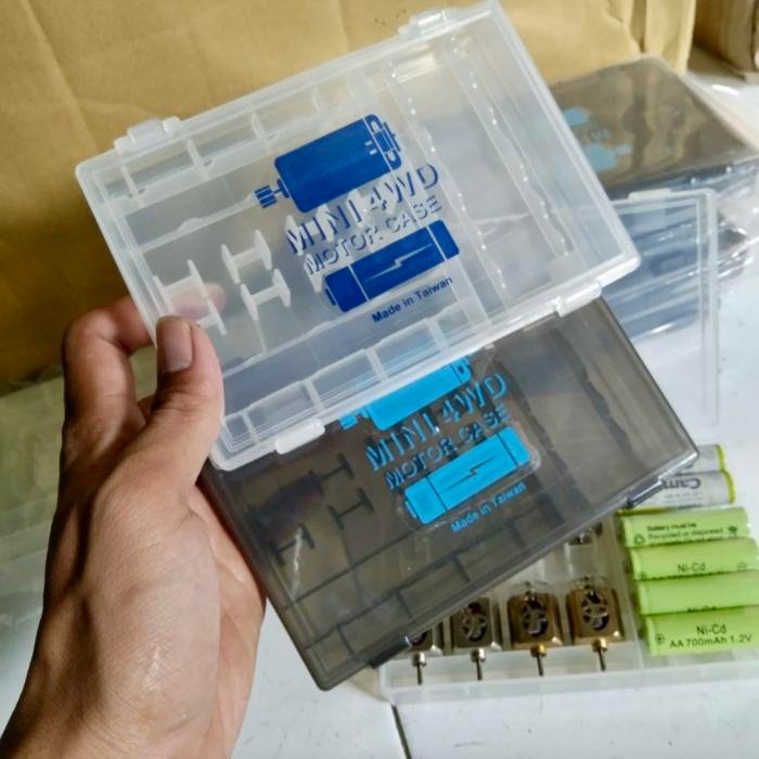 Box Tamiya Kotak Penyimpanan Dinamo Tamiya Case Battery dan Dinamo kotak Dinamo baterai