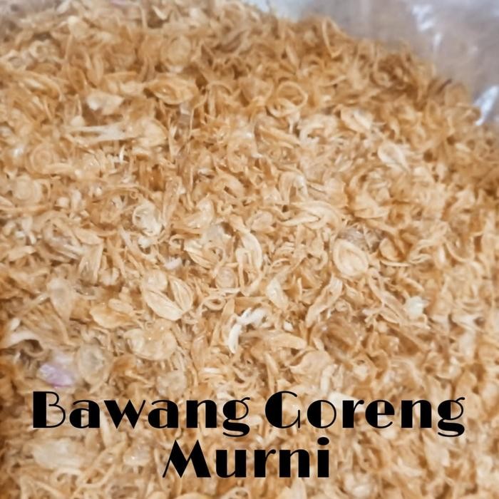 

NEW PRODUK BAWANG GORENG MURNI KRIUK 500 GRAM REE RAIN