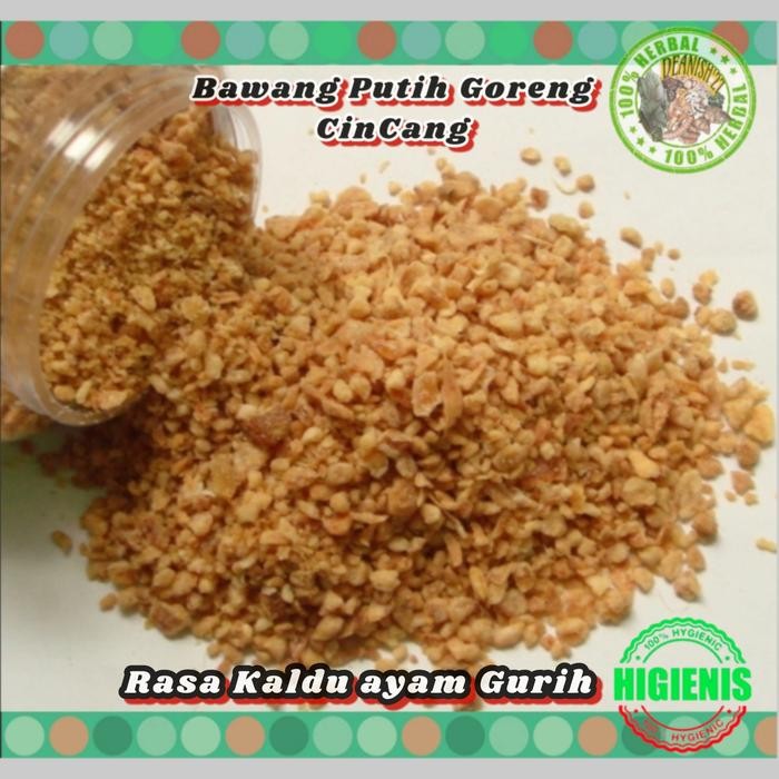 

NEW PRODUK BAWANG PUTIH GORENG CINCANG PAHLAWAN/MINCED FRIED GARLIC/CITARASA-250G REE RAIN