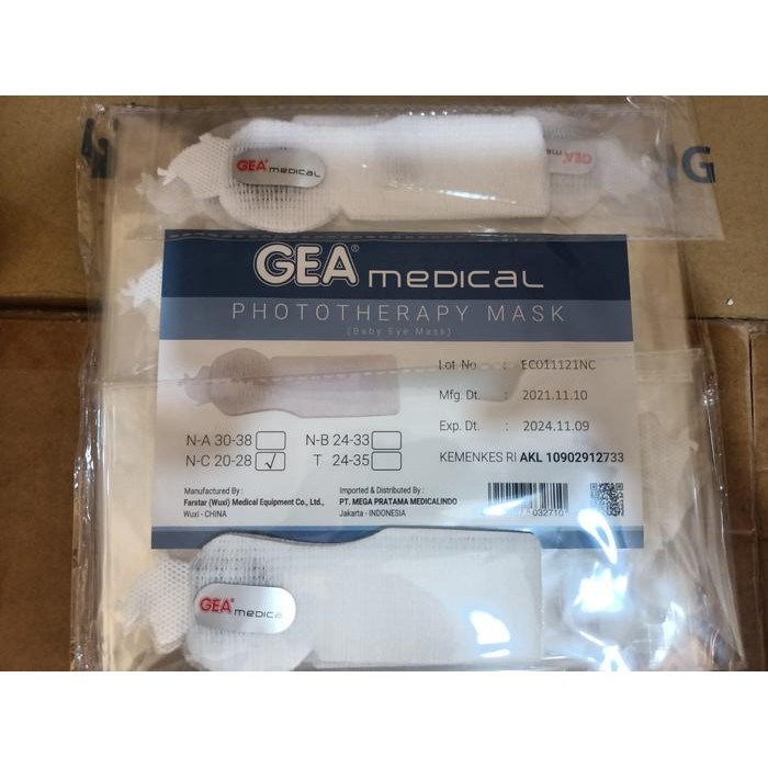 Penutup mata bayi GEA / Baby Eye Mask Fototerapy