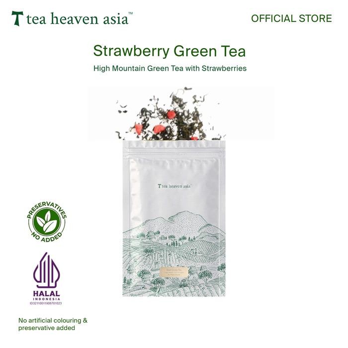 

Exp Lama Tea Heaven Strawberry Green Tea 40g - Teh Hijau Stroberi Premium