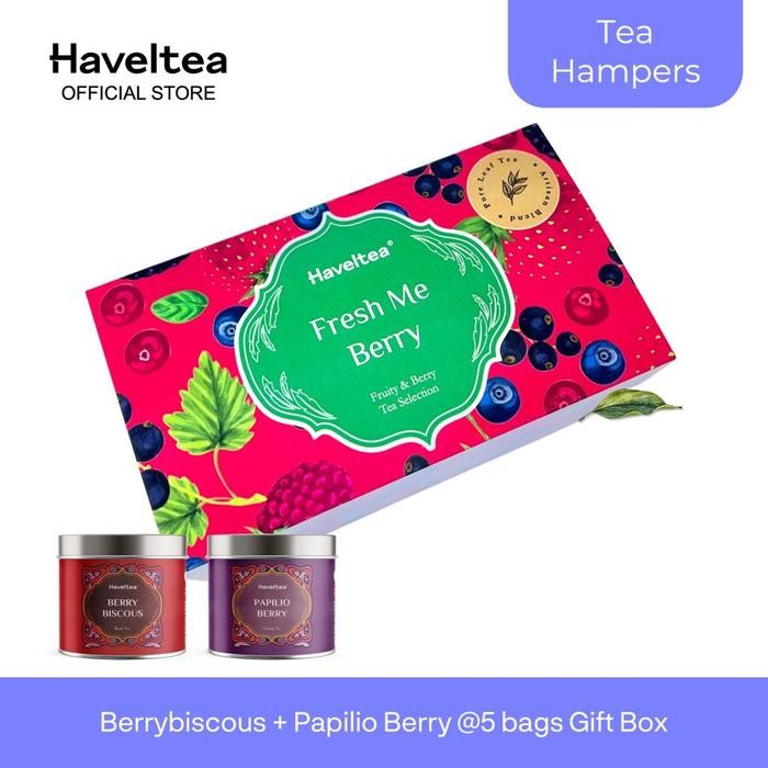 

Exp Lama Hampers Tea Fresh Me Berry - Paket Teh Hitam Buah Duo Box, Fruit Berry Tea Gift