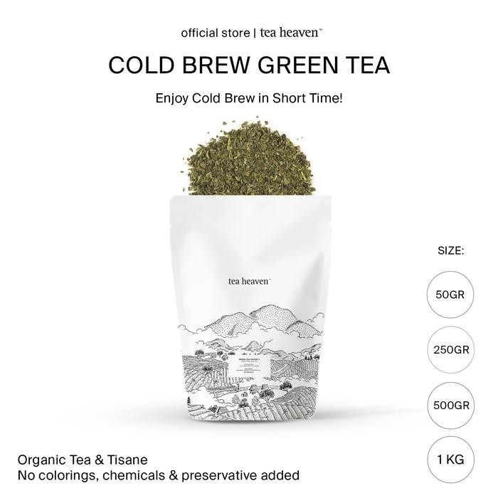 

Exp Lama Cold Brew Green Tea Ocha Lokal 1kg - Teh Hijau Premium Brew Dingin