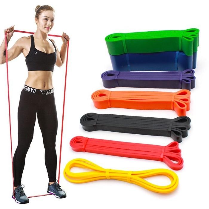 Pilihan- Resistance Band Power Stretching Pull Up, Gym Rubber Strap, Fitness
