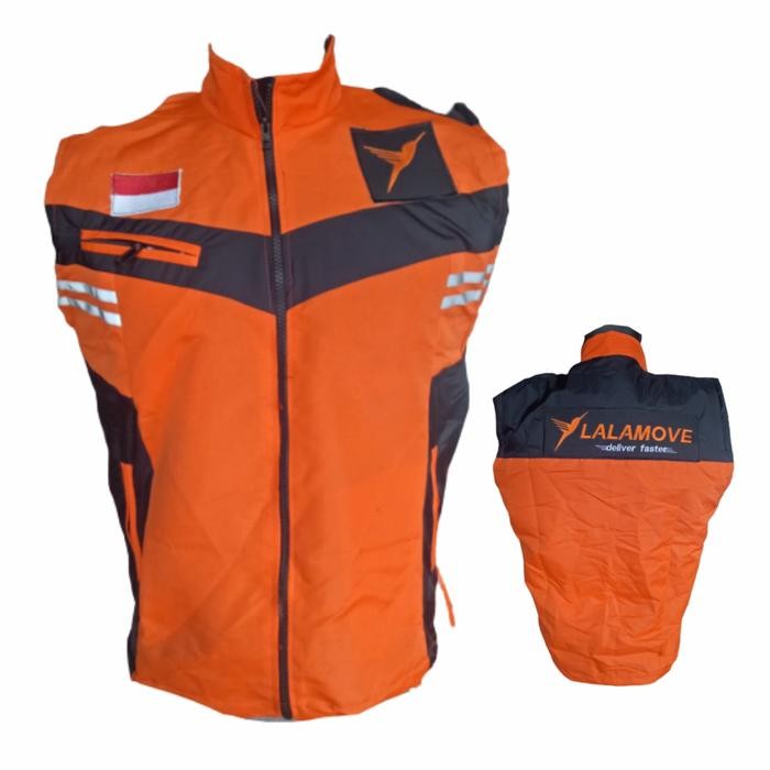 ORIGINAL rompi jaket lalamove / rompi motor pelindung dada READY STOCK