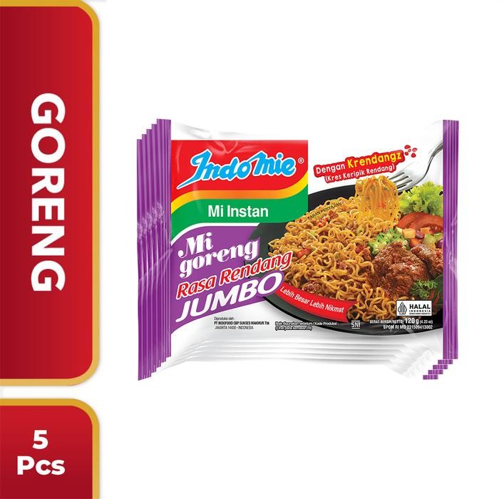 

Pilihan- 5 Pcs - Indomie Goreng Rendang Jumbo 120 Gr