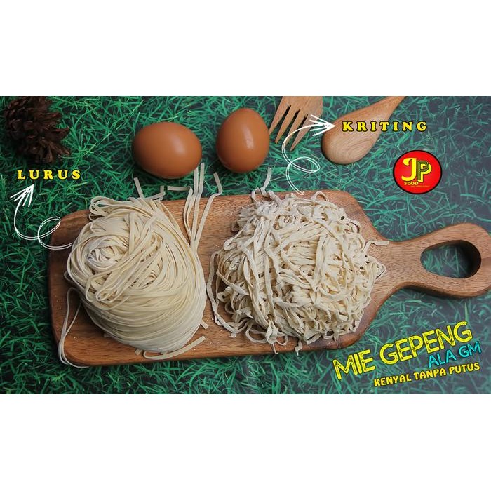 Pilihan- Mie Gepeng Mentah Ala Gm Spesial Telur Ayam