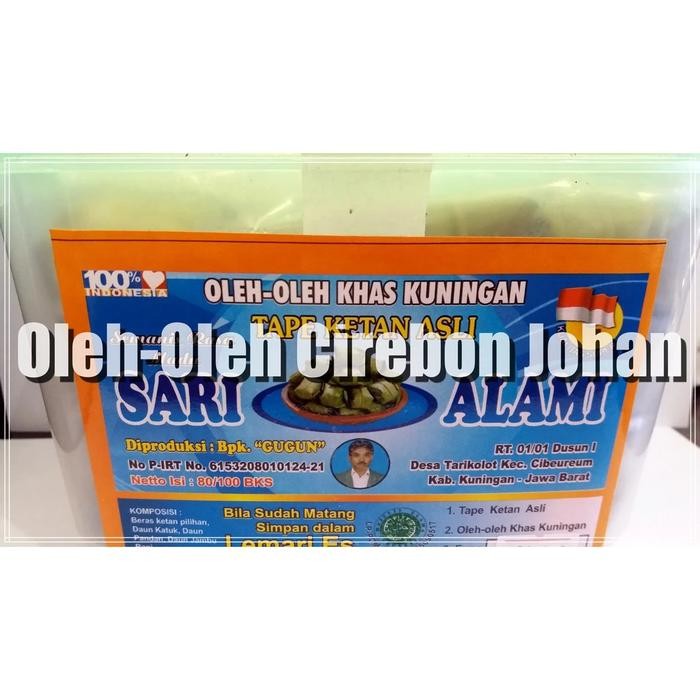 Pilihan- Tape Ketan Hijau Kuningan Toples - Tape Ketan Hijau Kuningan Asli
