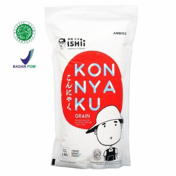 

Pilihan- Mr Ishii Konnyaku Grain - Beras Shirataki 1Kg
