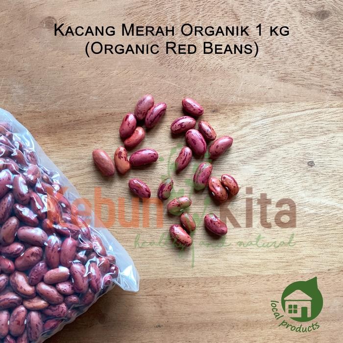 

ASLI Kacang Merah Organik 1 Kg READY STOCK