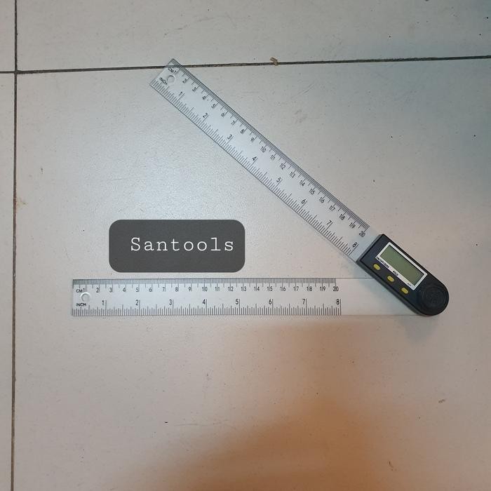 Gercep Inclinometer Digital Level Protractor Siku Penggaris Sudut Digital 8" Terlariss 