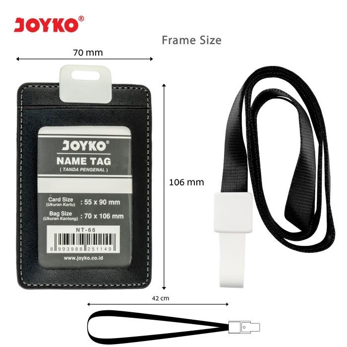 

jjm - Joyko Name Tag Tanda Pengenal Gantungan Kartu Nama Kulit