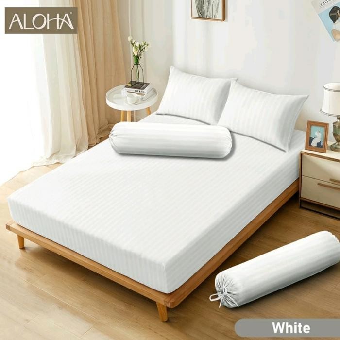 Sprei aloha 180x200 polos Jacquard embos/ sprei aloha polos embos