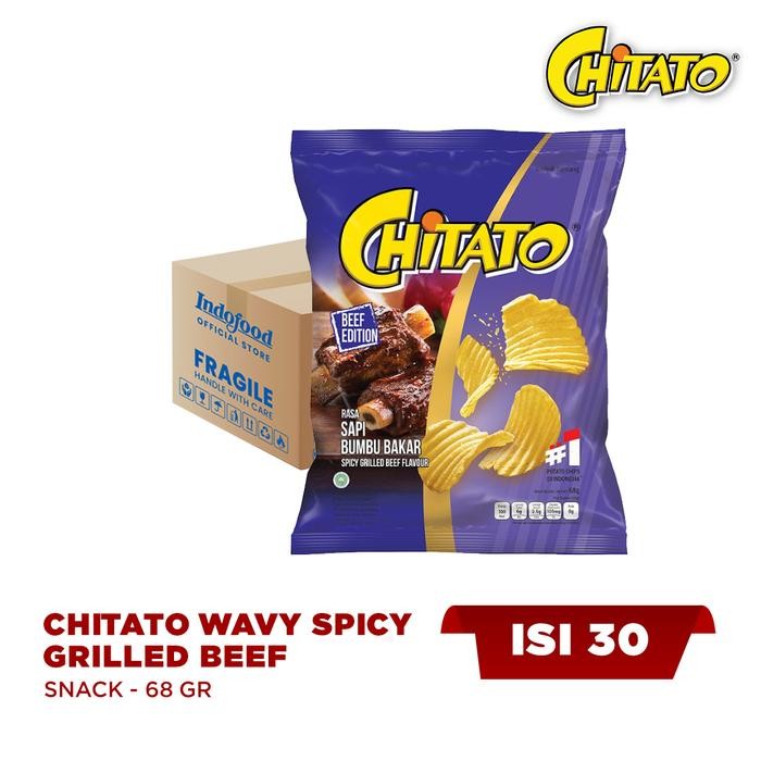 

CTN - Chitato Wavy Spicy Grilled Beef 68 Gr