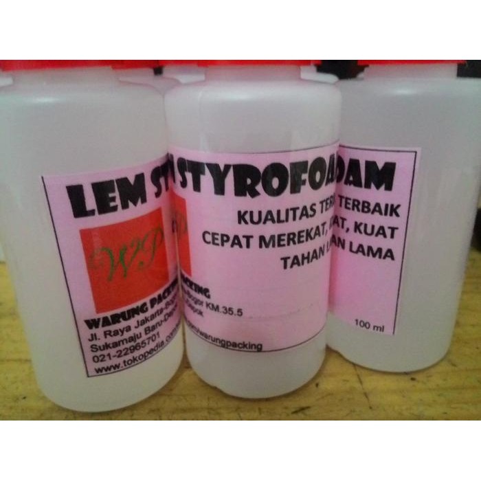 

Pilihan- Lem Styrofoam Gabus Warung Packing 100 Ml