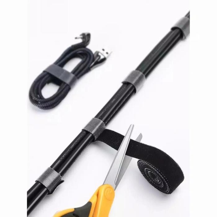 

Pilihan- Pengikat Perekat Kabel Charger 10M Nylon Klip Strap Ties Polos