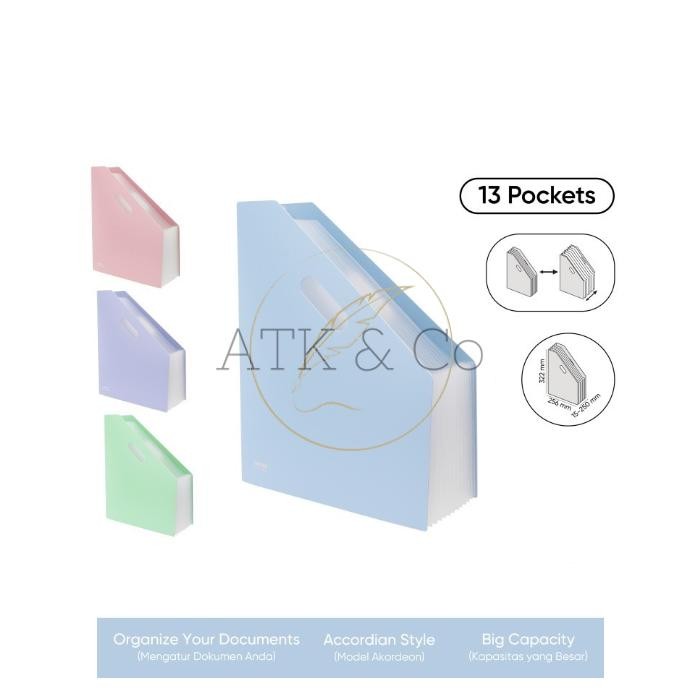 

Pilihan- Map Ekspanding Box File A4 F4 Joyko Ef-12 - Expanding File Folio 13 Pocket