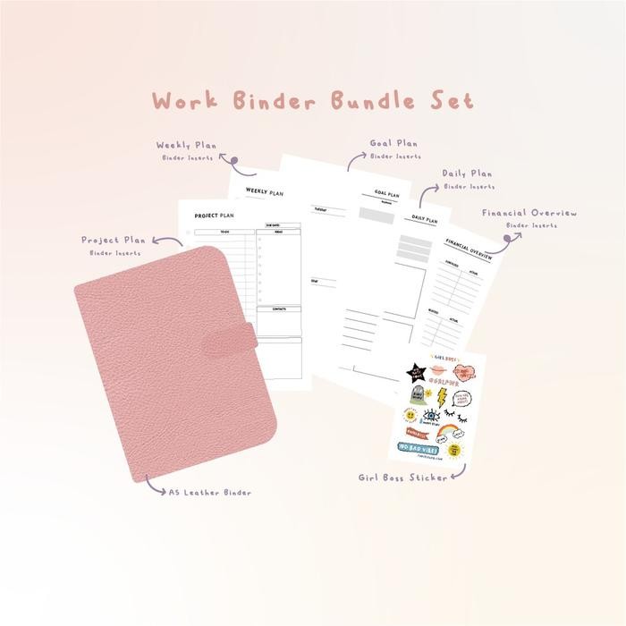 

Pilihan- Paperie Lab - Work Binder Bundle Set