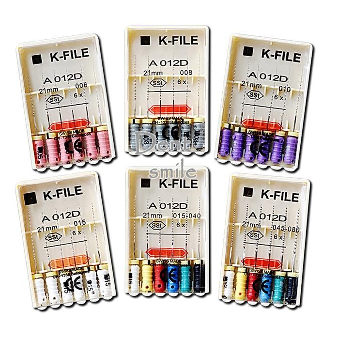 

Pilihan- Dental K File Densply Assorted 21Mm 6/8/10/15