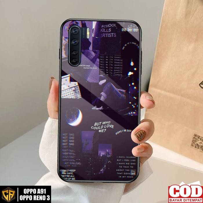 Pilihan- Case Oppo A91 / Oppo Reno 3 - Casing Oppo A91 / Oppo Reno 3 Terbaru [ Aesthetic-02 ]