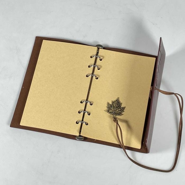 

Toddi Buku Catatan Harian Binder Kulit Retro Maple Leaf - Ld-A1 Kertas Sekolah Paper Stationery Kode