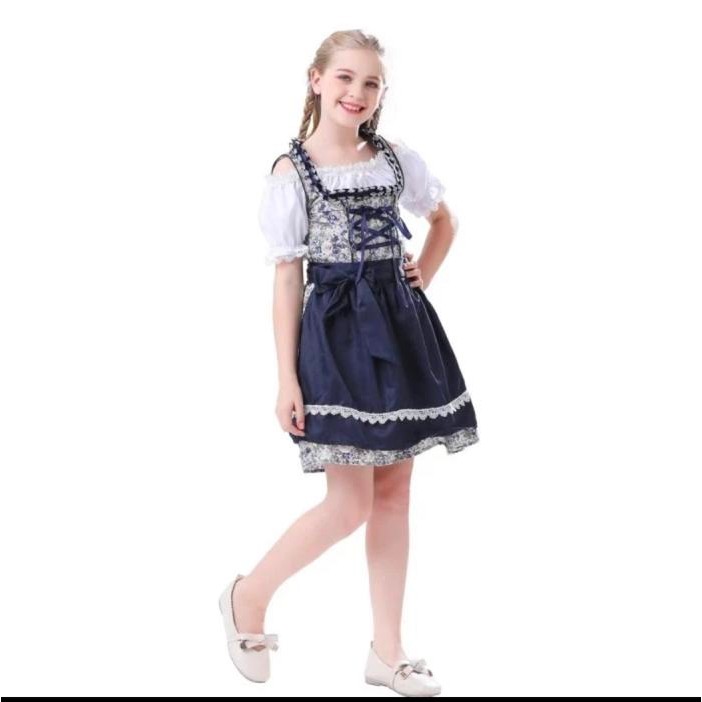 Kostum Jerman Anak Nevi Bavarian Germany Costume Girl Dress German