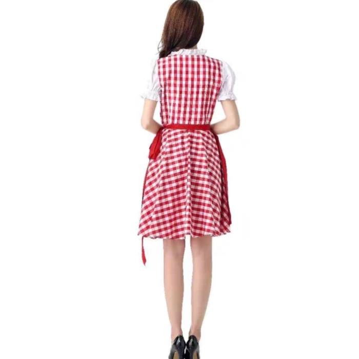 Bavarian Octoberfest Germany Women Adult Costume Dress Kostum Jerman