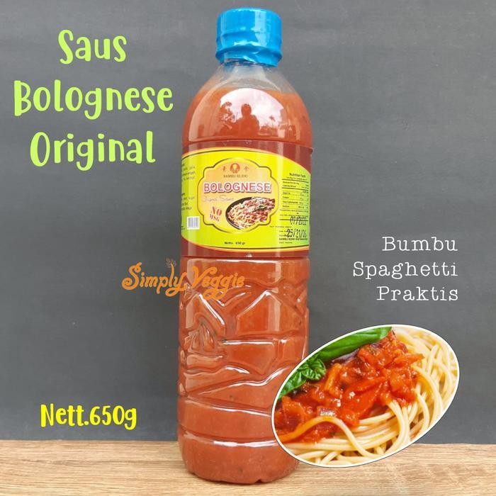 

Pilihan- Bambu Rejeki Bolognese Sauce Original Vegetarian 650G Spaghetti Saus