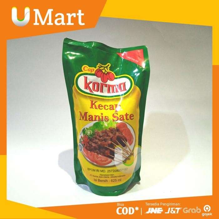 

Pilihan- U Mart - Kecap Korma 625 Ml Refill Besar - Kecap Manis Sate Kurma