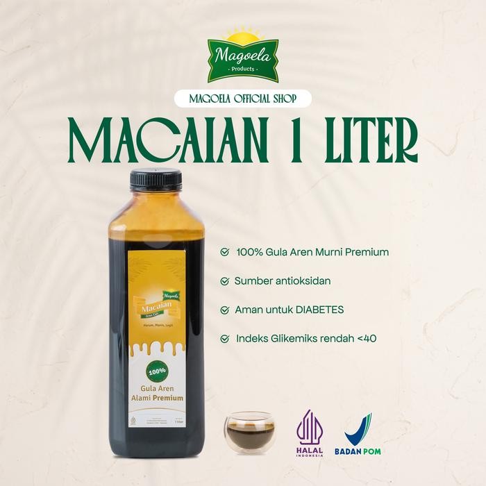 

Pilihan- Magoela - Macaian Gula Aren Cair Original Pet 1000Ml