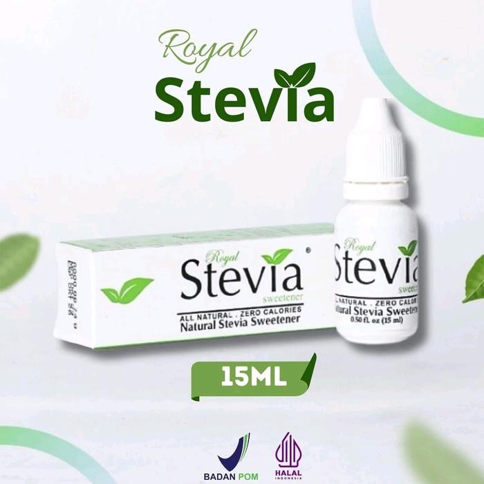 

Pilihan- Royal Stevia Sweetener 15Ml - Pemanis Alami Rendah Kalori Gula
