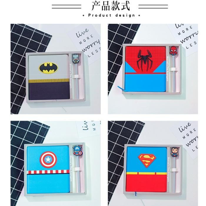 

Bisa E-Faktur! Buku Tulis Set Unik / Book Set Edisi Super Heroes