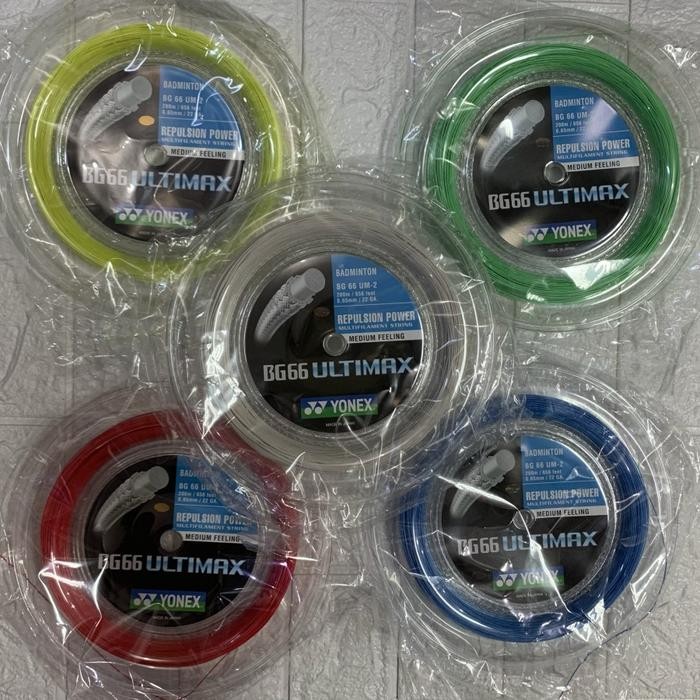 Pilihan- Senar Badminton Yonex Bg66 Ultimax / Bg 66 Ultimax Roll Sp Original