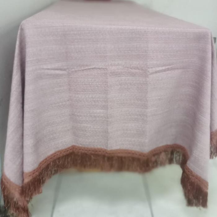 Taplak Meja Makan Kain Rumbai 225Cm150Cm