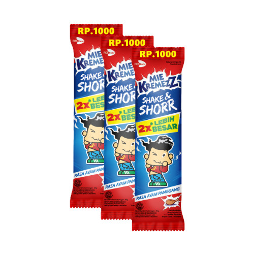 

Mie Kremezz Shorr Ayam Panggang 16G