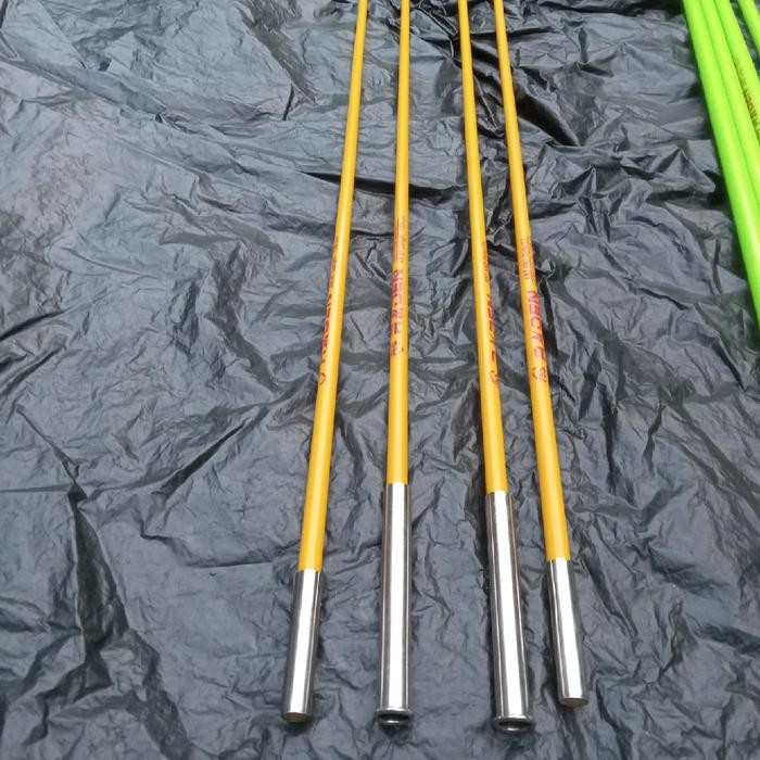 1paket Fiber kaku untuk sayap layangan 4batang sudah termasuk sambungan, stik piber sayap layangan