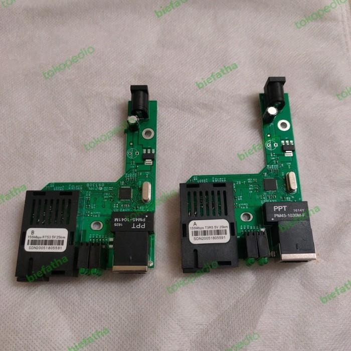 HTB 3100 Media Converter Fiber Optic Optic Board Only