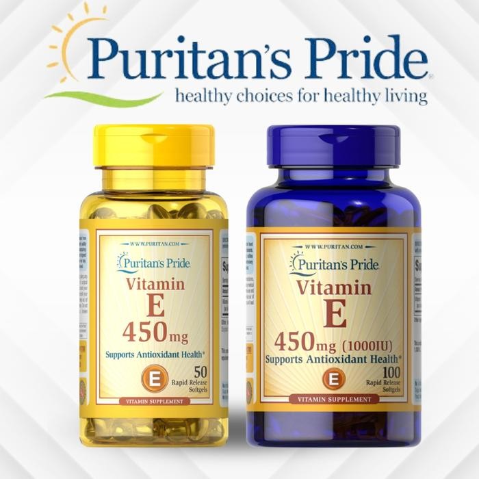 Puritan's Pride Vitamin E 1000iu 450mg